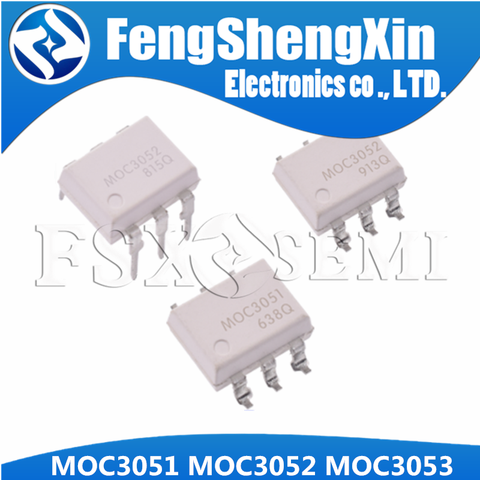 10PCS MOC3050 MOC3051 MOC3052 MOC3053 DIP6 DIP SOP6 SOP optical coupler ► Photo 1/1