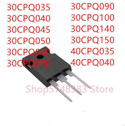 10PCS 30CPQ035 30CPQ040 30CPQ045 30CPQ050 30CPQ060 30CPQ080 30CPQ090 30CPQ100 30CPQ140 30CPQ150 40CPQ035 40CPQ040 TO-247 ► Photo 1/1