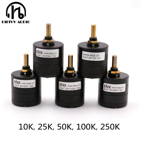 Hifivv audio hifi EIZZ switch Potentiometer 2.0CH high-precision 24-step potentiometer 10K 25K 50K 100K 250K ► Photo 1/6