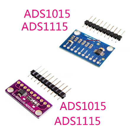 I2C ADS1115 ADS1015 16 Bit ADC 4 channel Module with Programmable Gain Amplifier 2.0V to 5.5V RPi ► Photo 1/5