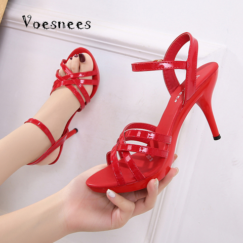 Women's Shoes High Heels Summer Sandals Sexy Platform Sandalia Feminina Colorful Shoes Club Part Slipers Front & Rear Strap Pump ► Photo 1/6