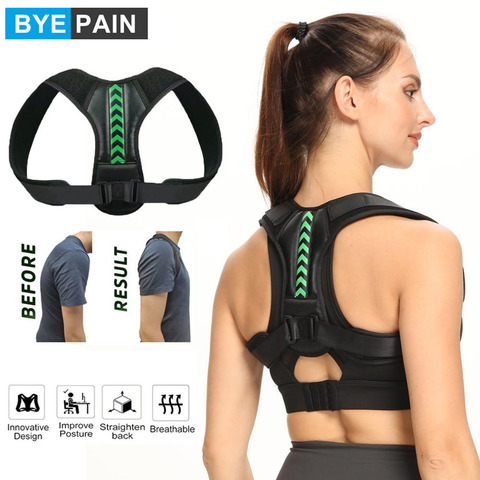 1Pcs Posture Corrector for Women Men, Comfortable Back Brace for Spinal Alignment, Posture Support, Adjustable Back Straightener ► Photo 1/6