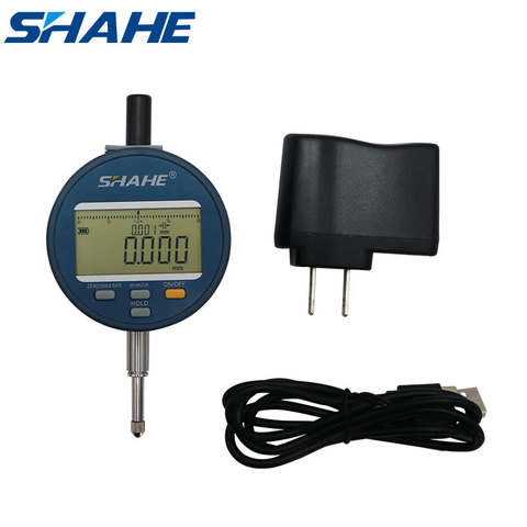 SHAHE New 0-12.7 mm 0.001mm Electronic Indicator with Rechargeable Battery Metric/Inch Dial Indicator Gauge Waterproof Indicator ► Photo 1/6