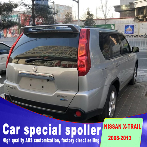 Bidirectional flow spoiler for 2008 to 2013 x-trail x trail high quality rear window roof spoiler for nissan x-trail by primer ► Photo 1/3