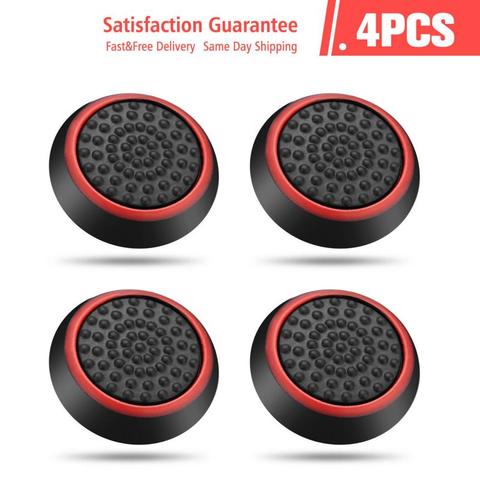 4PCS/10PCS Non-slip Silicone Analog Joystick Thumbstick Thumb Stick Grip Caps Cases for PS3 PS4 Xbox 360 Xbox One Controller ► Photo 1/6