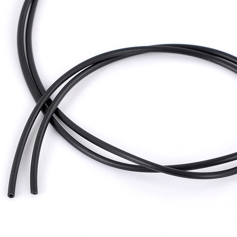 DoreenBeads Rubber Jewelry Hollow Pipe Tube Cord Black Color Handmade Necklace Bracelet DIY Making Jewelry Findings 2.5mm, 10 M ► Photo 1/3