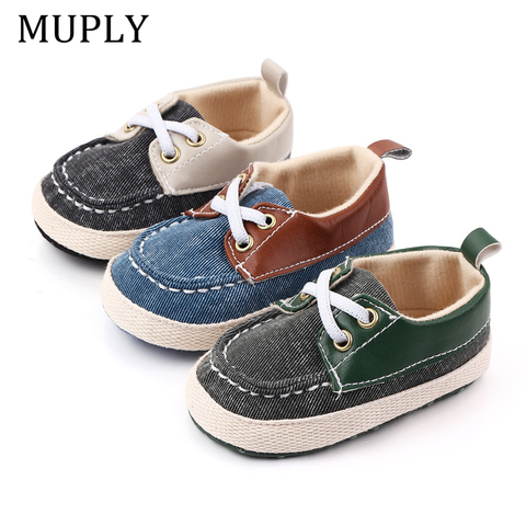 2022 First Walkers Infant Newborn Baby Boy Girl Soft Sole Cotton Anti-slip Shoes Sneaker Prewalker Patchwork Shoes 0-18M ► Photo 1/6