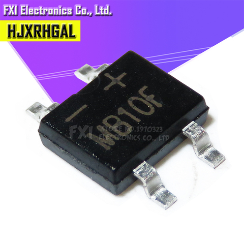 100pcs MB10F MB10 SOP4 1A 1000V SMD ► Photo 1/2