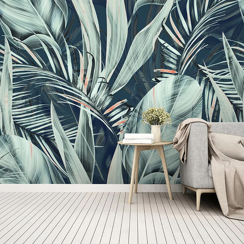 Custom Mural Tropical Rainforest Banana Leaf Coconut Tree 3D Photo Wallpaper Living Room Bedroom Kitchen Restaurant Decoration ► Photo 1/6