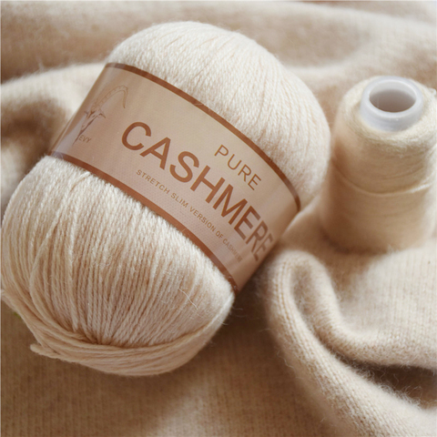 Cashmere Yarn for Crocheting 3-Ply Worsted Pure Mongolian Warm Soft Weaving Fuzzy Knitting Cashmere Hand Yarn Thread 5pcs ► Photo 1/6
