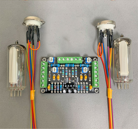 6E2 tube driver board kit dual-channel fluorescent level indicator drive amplifier DIY Audio DC 12V ► Photo 1/5