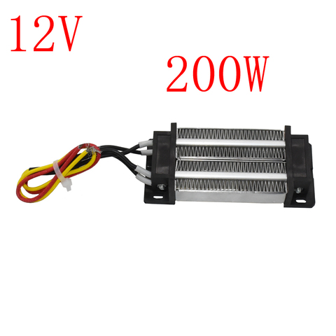 1 pcs Durable AC/DC 12V 200W Electric Ceramic Thermostatic PTC Heating Element Heater Insulated Air Heater ► Photo 1/6