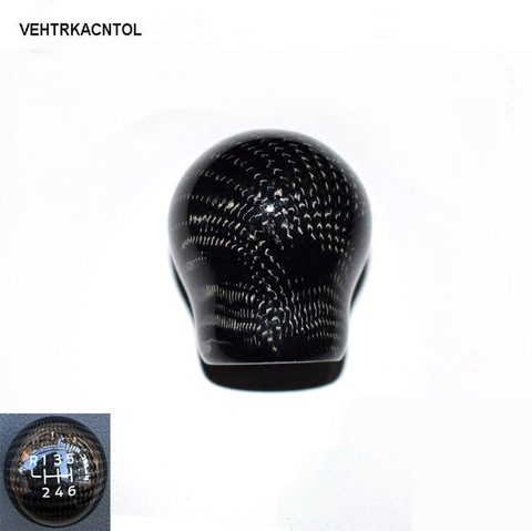 VEHTRKACNTOL Manual 6 Speed Racing Carbon Fiber Gear Shift Knob For Toyota GT86 Subaru BRZ WRX STI ► Photo 1/1