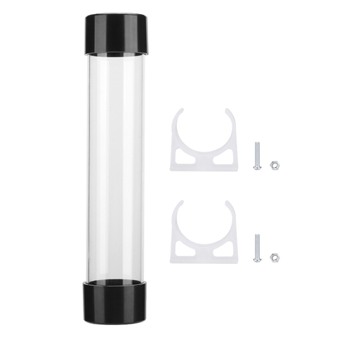240mm/150mm/100mm Transparent Cylindrical Water Cooling Tank Reservoir G1/4 Thread for PC Computer Liquid Cooling System ► Photo 1/6