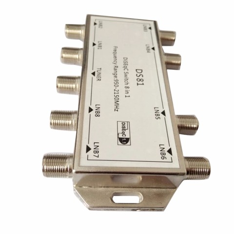 DS81 8 in 1 Satellite Signal DiSEqC Switch LNB Receiver Multiswitch Drop Shipping ► Photo 1/5