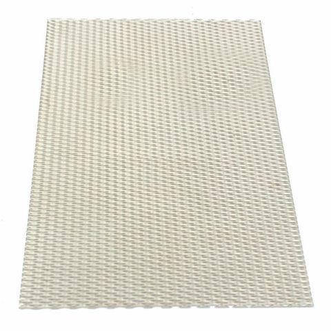 Titanium Metal Grade Mesh Perforated Diamond Holes plate expanded 300x200x0.5mm ► Photo 1/6