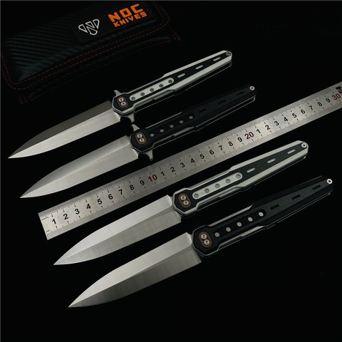 NOC DG-12 folding knife 440C blade G10 CF handle tactical camping Cutter pocket knives outdoor Survival knives EDC Tools ► Photo 1/6