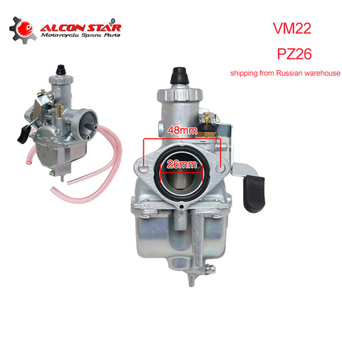 Alconstar- 26mm Motorcycle Mikuni Carburetor VM22 Carburetor Carb for Honda CB125 CRF50 XR50 SDG SSR 110 125CC Pit Dirt Bike ► Photo 1/6