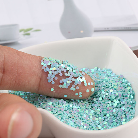 10g/Lot Ultrathin 1-3mm Dot Shape Sequins Nail Art Glitters Mini Paillettes Eo-Friendly PET Sequin Nails Decoration Material ► Photo 1/6