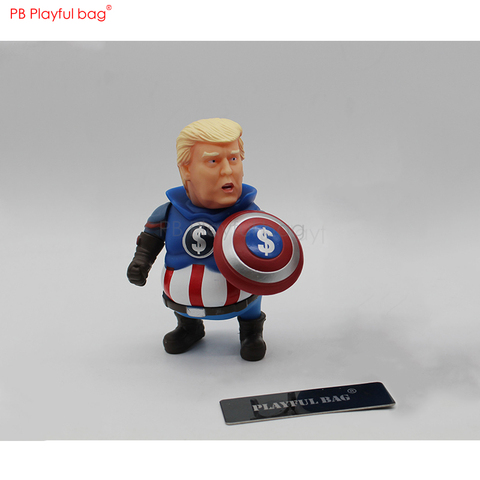 10CM Movable Trump cosplay PVC action figure Novelty action figure Super Hero collections Children doll toy Christmas gifts HC78 ► Photo 1/6