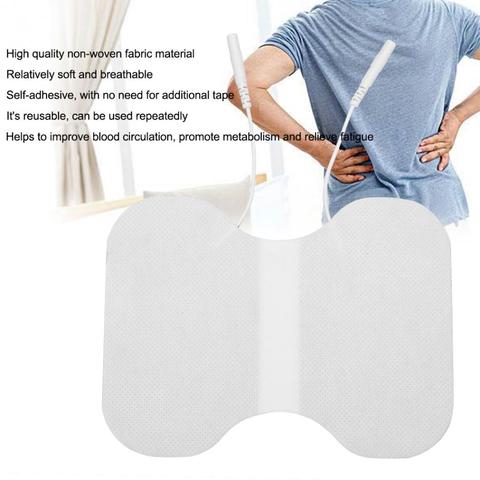 Reusable Self-adhesive Electrode Pad Physiotherapy Gel Patch For Back Waist Body Tens Acupuncture Therapy Massager Health Care ► Photo 1/6