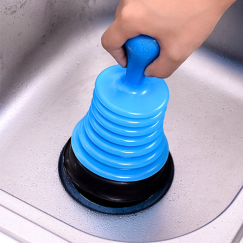 Removal Tool Real Drain Cleaners Wholesale Household Powerful Sink Pipe Pipeline Dredge Suction Cup Toilet Plungers ► Photo 1/6