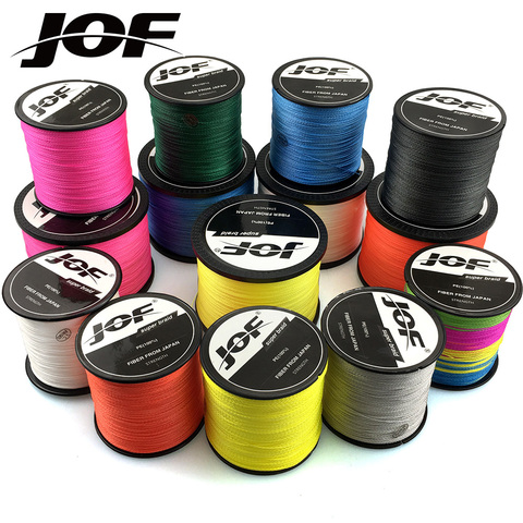 JOF PE Braided Fishing Line 500M 300M 100M  4 Strands Multifilament Fishing Line Carp Fishing Wire 10-120LB ► Photo 1/6