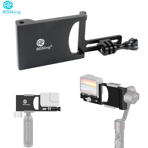Switch Mount Plate Vlog Plate for GoPro Hero 8 7 6 5 for DJI Moza Feiyu Zhiyun Action Camera Accessories Handheld Gimbal Adapter ► Photo 1/5