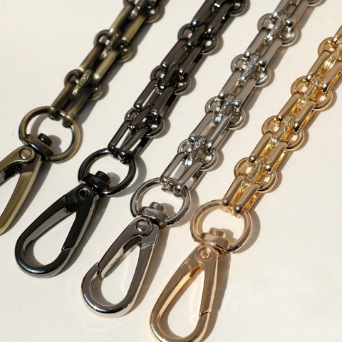 Steel Bag Chain - DIY Gold, Silver, Gun Black, Bronze 12mm Metal Replacement Chain Shoulder Bag Strap for Handbag, Purse Handle ► Photo 1/5