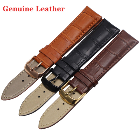 Genuine Leather 22mm watchbands 20mm watch strap watchbracelet Watch Band  Suitable for gear s3 frontier samsung galaxy watch 46 ► Photo 1/6