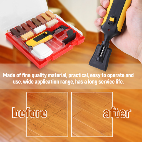 Laminate Flooring Repair Kit laminated Floor Repairing Kit Wax System Floor Worktop Sturdy Casing Chips Scratches Mending Tool ► Photo 1/6