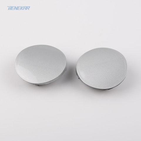 Benekar Pair Front Bumper Tow Hook Eye Cover Cap Silver for Toyota Corolla 2007 2008 2009 ► Photo 1/2