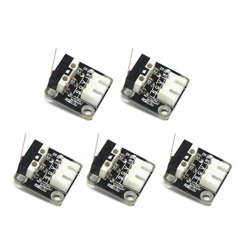 Buy Online 5pcs 3d Printer Accessories X Y Z Axis End Stop Limit Switch 3pin N O N C Easy To Use Micro Switch For Cr 10 Series Ender 3 Alitools