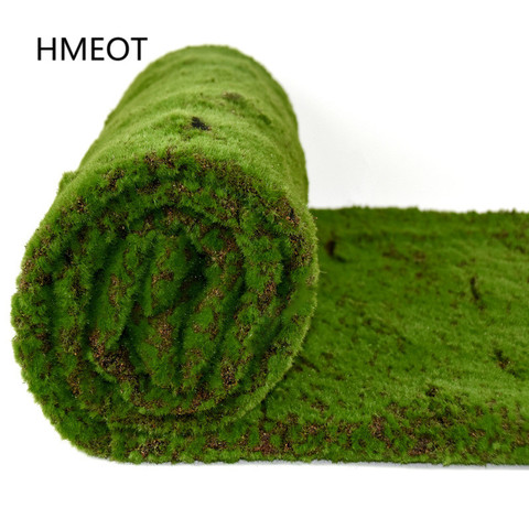 Artificial Moss Plants Lawn Wall Turf Grass Carpet Turf Mat Roll Decor For Outdoor Room Home Shop Wedding Garden Micro Landscape ► Photo 1/6