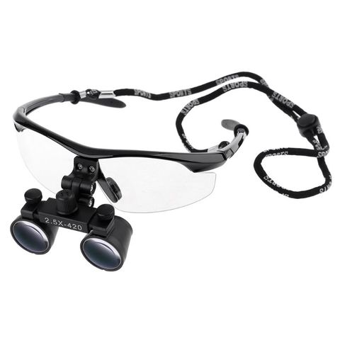 Dental Loupes 2.5X 3.5X Magnification Binocular Medical Magnifier Dentistry Surgical Optical Glass Lens Dentist ► Photo 1/6