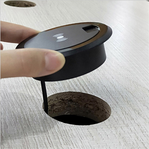 Mobile Wireless Charger for Desk Bedside Table 10W/5W 60mm 75mm Wireless Wire Mobile Charger ► Photo 1/6