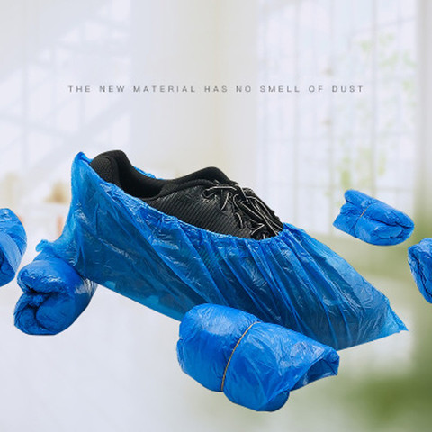 100 Pcs/Pack Disposable Shoe Covers Breathable Dust-proof Non-slip Environmental Protection Disposable Shoe Cover Overshoes #38 ► Photo 1/5
