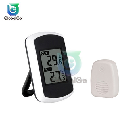 LCD Digital Wireless Ambient Weather Station Indoor Outdoor Temperature Thermometer Humidity Sensor Display Temperature ► Photo 1/1