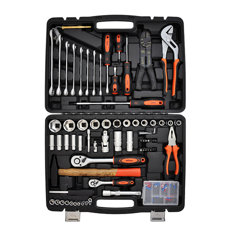 Tool Kit AV steel av-011099 (99 items, screwdrivers, bits, end heads, keys, case) ► Photo 1/1