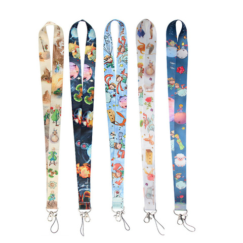 The Little Prince Lanyards keychain Cute Fox Neck Strap Phone Keys ID Card Holder Lanyard for Keys DIY Hanging Rope Lanyard ► Photo 1/6