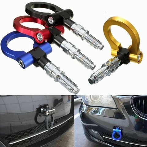 Universal Tow Hook for JDM Aluminum alloy Front/Rear Car Trailer Tow Hook Kit M18 x 2.5/M16 x 3.14 for Honda Toyota BMW Audi ► Photo 1/5