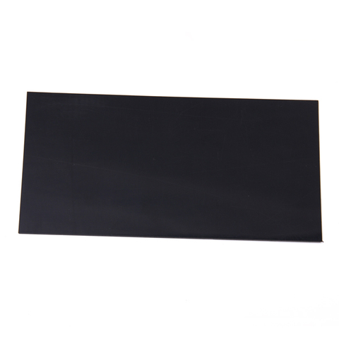 2x Black ABS Guitar Pickguard Material Veneer Shell Sheet 1 Ply Blank 20x10cm ► Photo 1/5