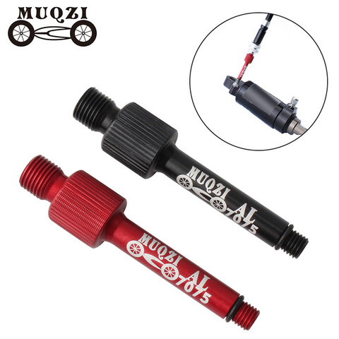 MUQZI MTB Bike Rear Shock Absorber Valve Core Adapter Suspension Parts  Repair Tools Anti-Leakage Aluminum Alloy Converter ► Photo 1/6