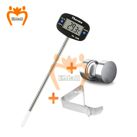 Kitchen Digital Meat Thermometer Water Milk Food Cooking BBQ Oven Temperature Gauges Sensor Meter Tool With Battery Hold ► Photo 1/6