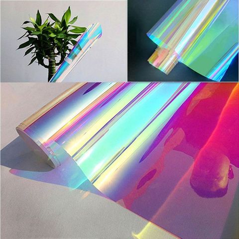 3.3ft Aurora AB Effect Reflective Mirror Paper DIY Epoxy Resin Mold Findings Jewelry Fillings Jewelry Making Tools ► Photo 1/6