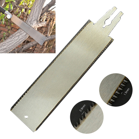 Double Sided Blade Razor Saw Blade Japanese Style Pull Saw Blade Hardwoods Pitch for Wood Cutting Gardening Tool ► Photo 1/4