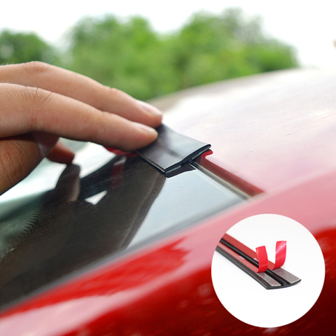 Car Window Edge Windshield Roof Rubber Sealing Strip Sticker For Volkswagen Golf 4 5 7 6 Honda Civic Accord Chevrolet Cruze ► Photo 1/6