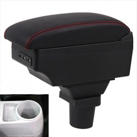 for Honda CR-Z CRZ armrest box universal car center console modification accessories double raised with USB ► Photo 1/6