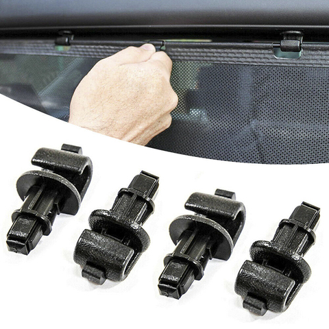 4pcs Car Door Sun Shade Hook Clip Rivet Sliding Door Sun Shade Hook Clip Kit For Honda for Odyssey ► Photo 1/6