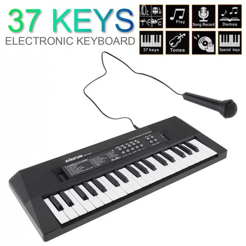 37 Keys Electronic Keyboard Piano Digital Music Key Board with Microphone Gift Musical Enlightenment ► Photo 1/6